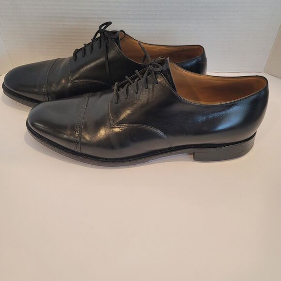 Johnston & Murphy Other - Johnston and Murphy Mens Black Dress Shoe Lace Up Leather Size 13 D/B